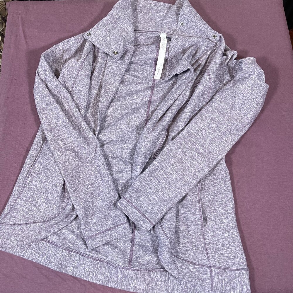 Lululemon Rulu Rally Wrap in Heathered Graphite Purple - size 4 - Picture 3 of 7